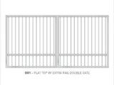 flat top with extra rail swing gate