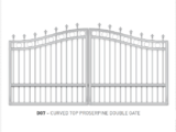 curved top proserpine swing gate